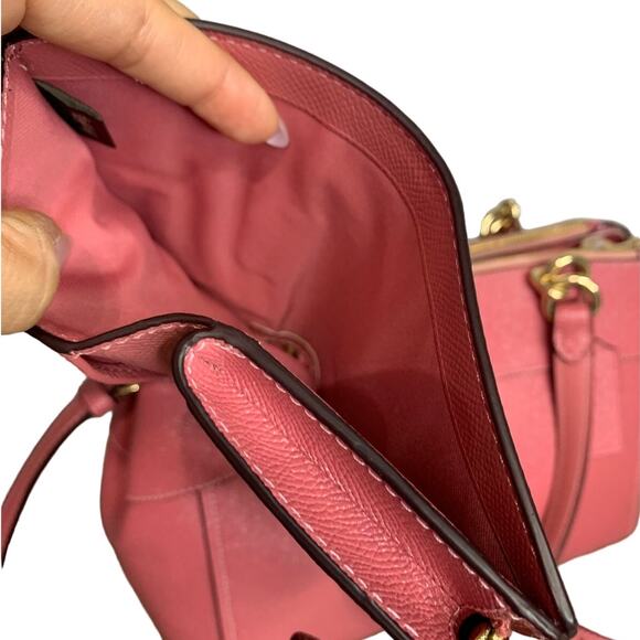 COACH Brook Carryall with Crossbody Strap Nude Pink and Matching Wallet - Picture 8 of 13